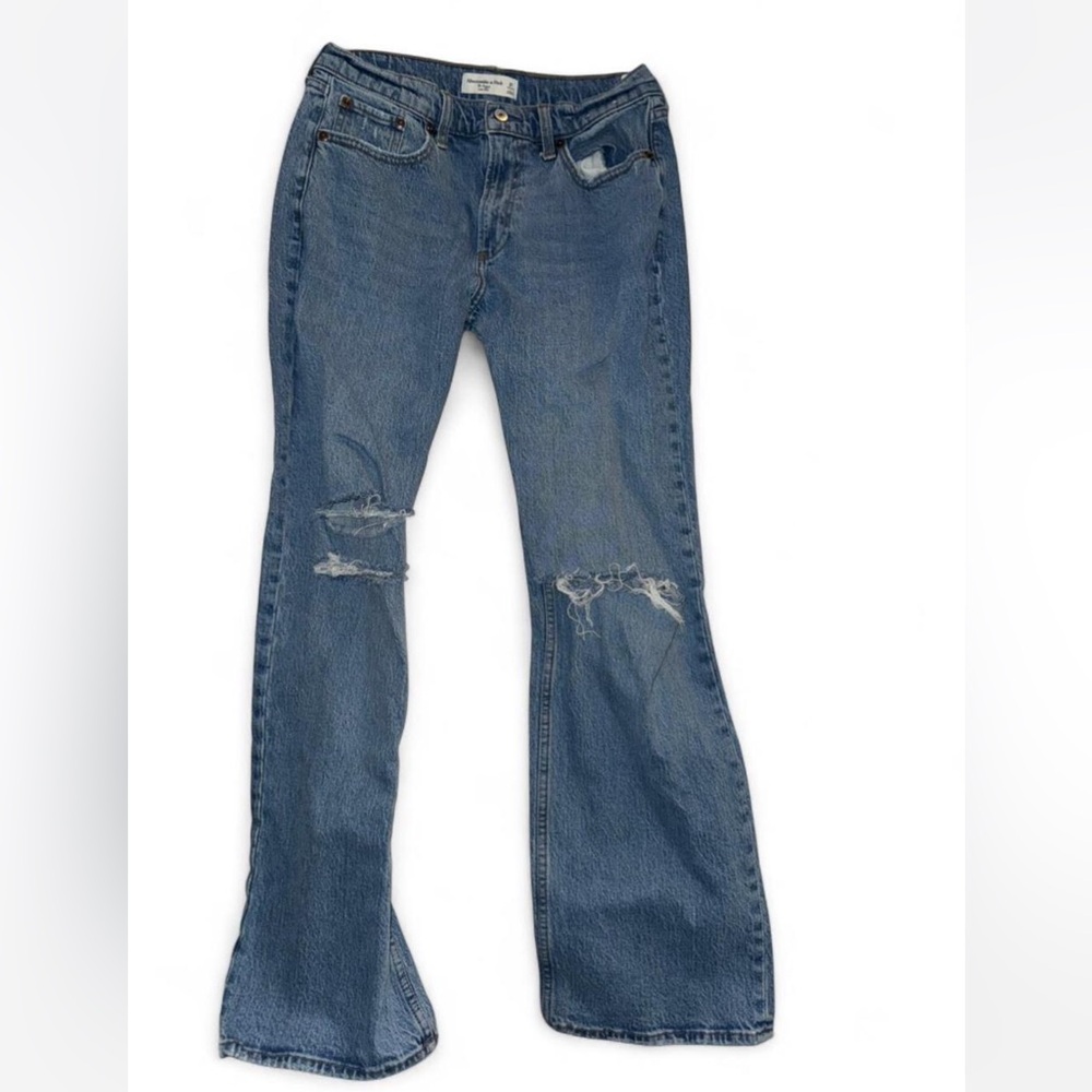 Abercrombie & Fitch Blue Straight Leg Jeans